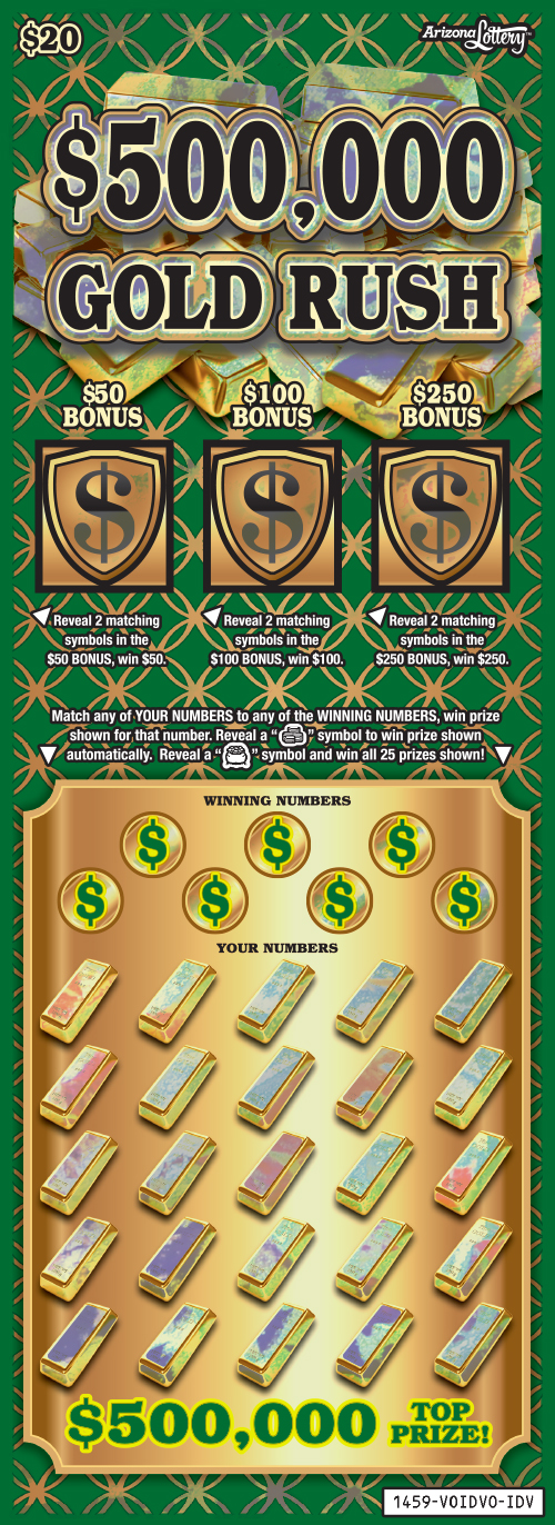 #1459 $500,000 Gold Rush Logo