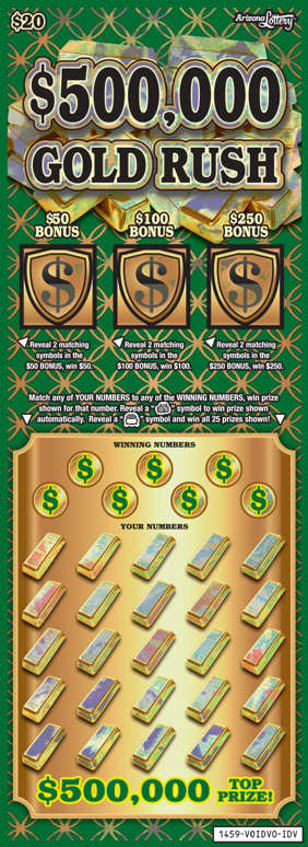 #1459 $500,000 Gold Rush Logo