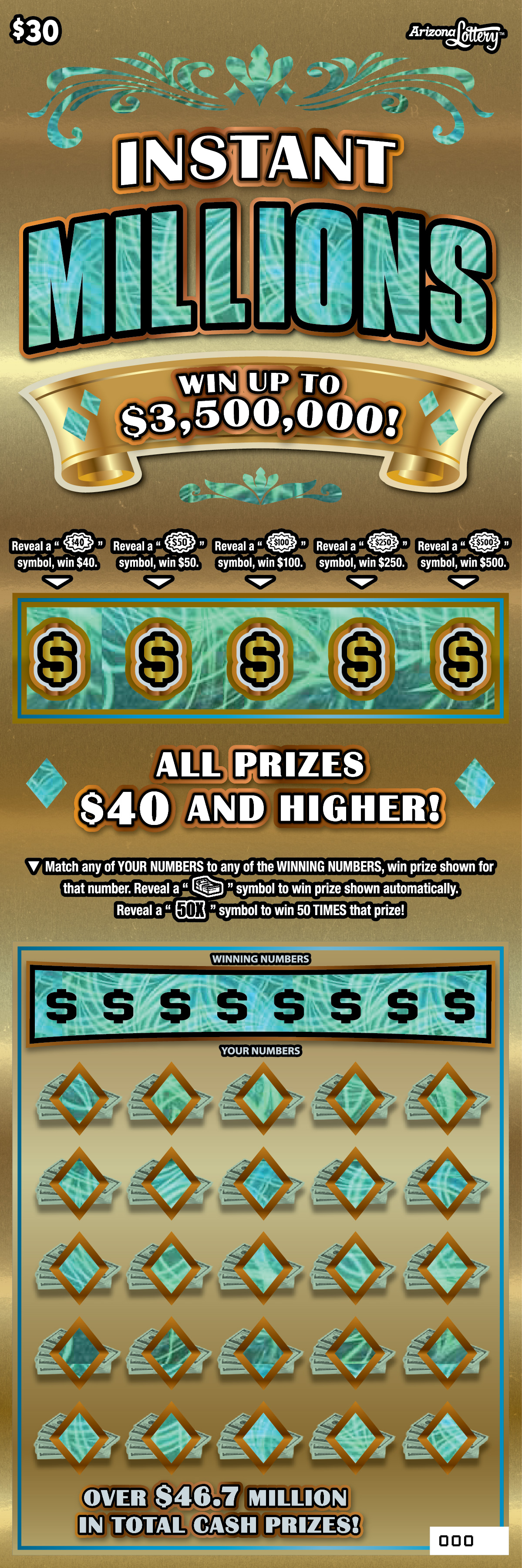 #1466 Instant Millions Logo