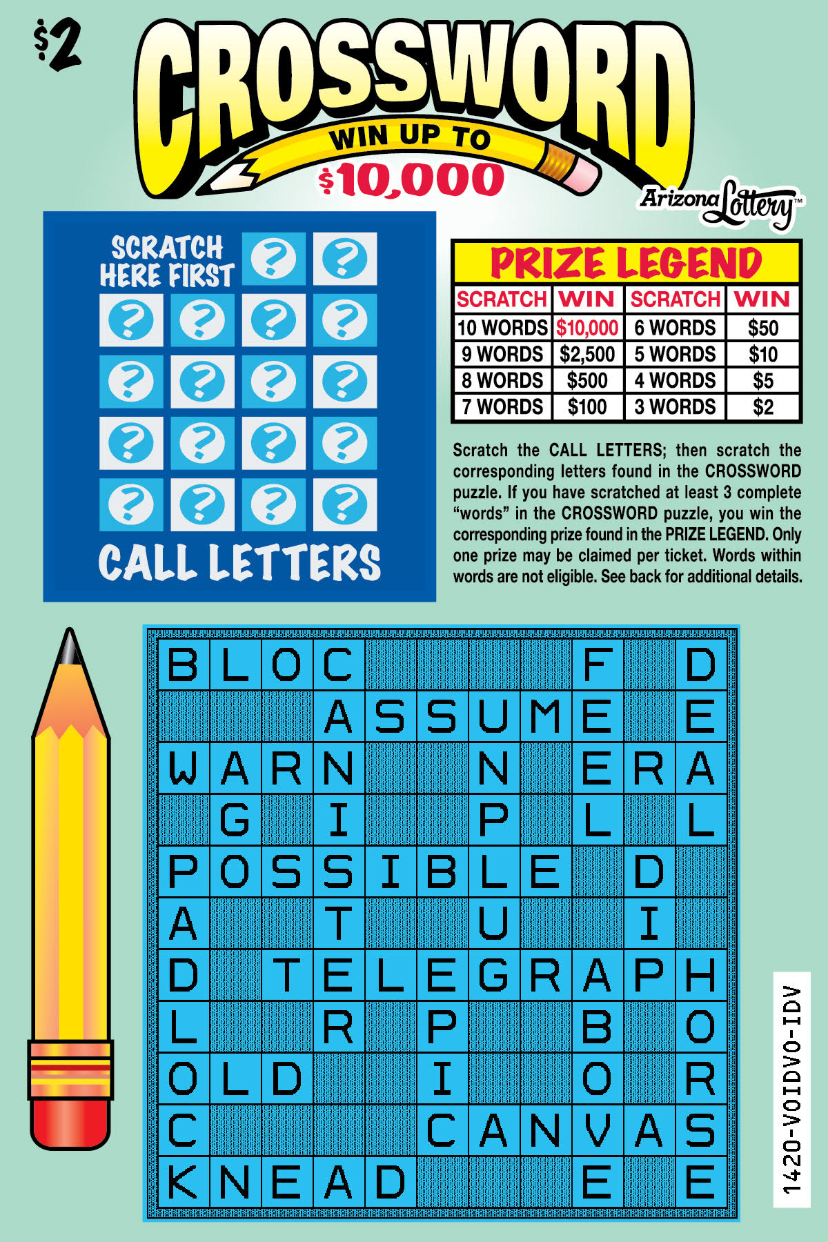 #1420 Crossword Logo