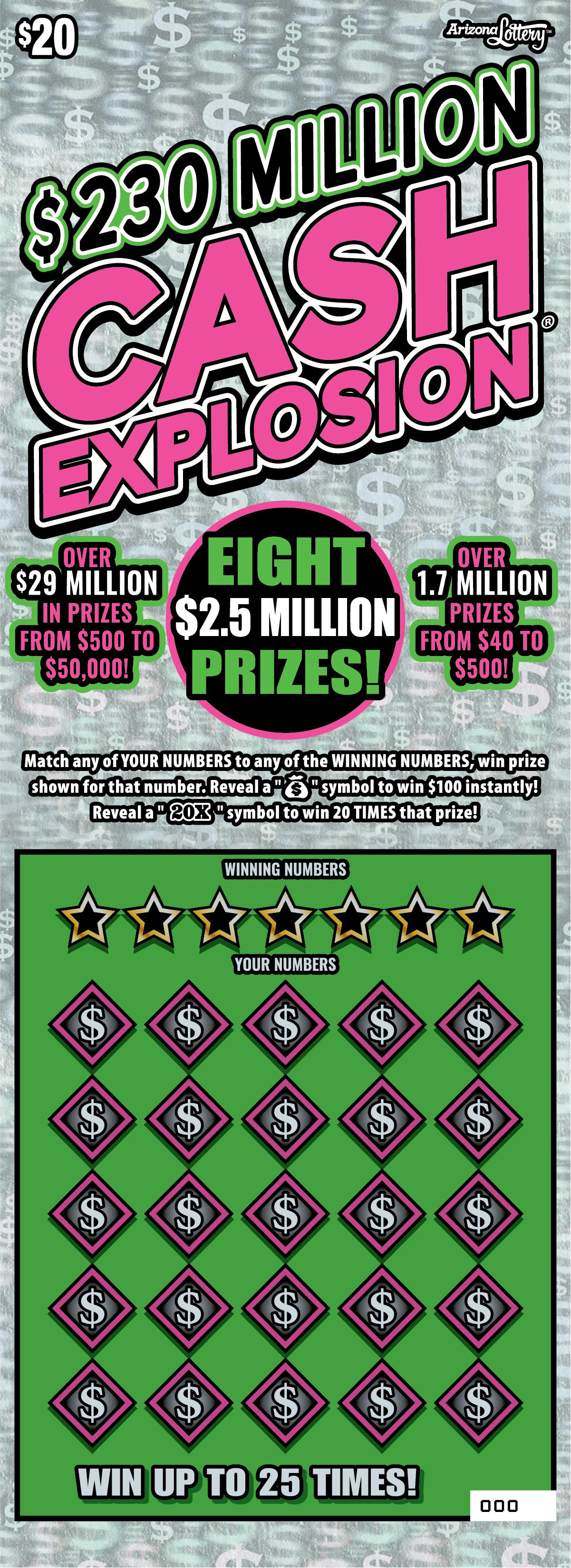 #1400 $230 Million CASH EXPLOSION® Logo