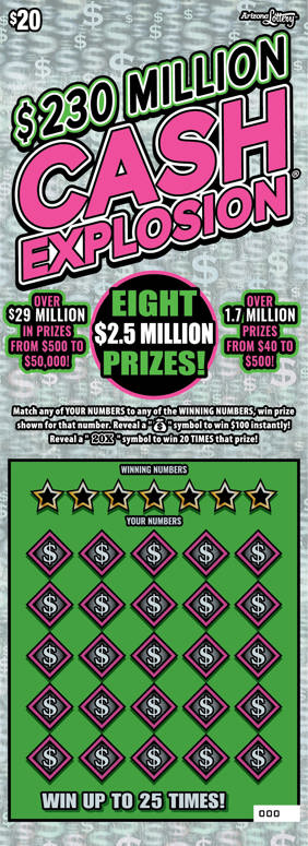 #1400 $230 Million CASH EXPLOSION® Logo