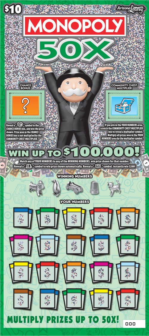 #1474 MONOPOLY 50X Logo
