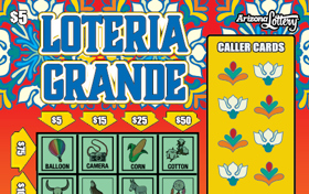 $5 Ticket, Loteria Grande, Win Up To $50,000