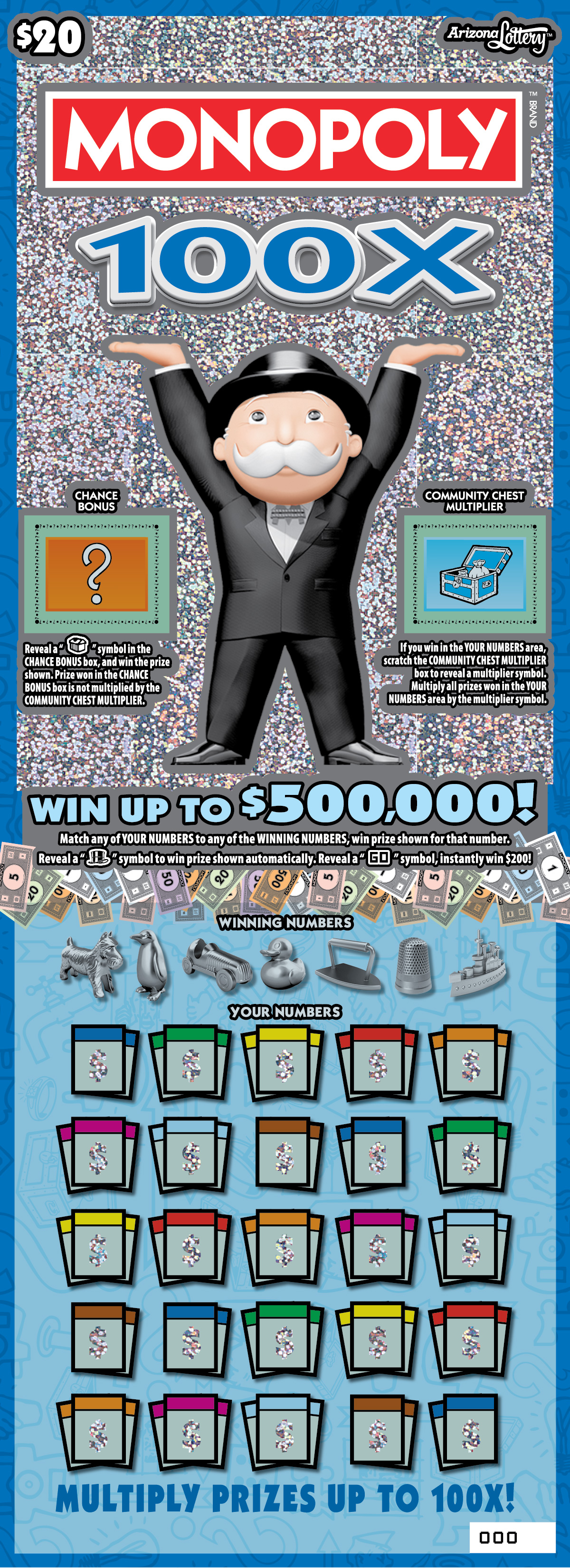#1475 MONOPOLY 100X Logo