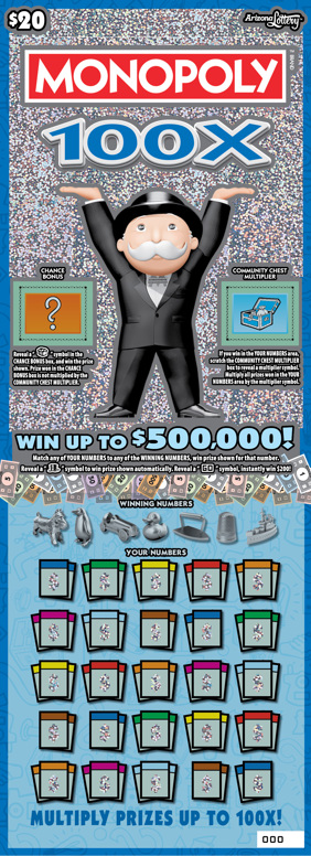 #1475 MONOPOLY 100X Logo